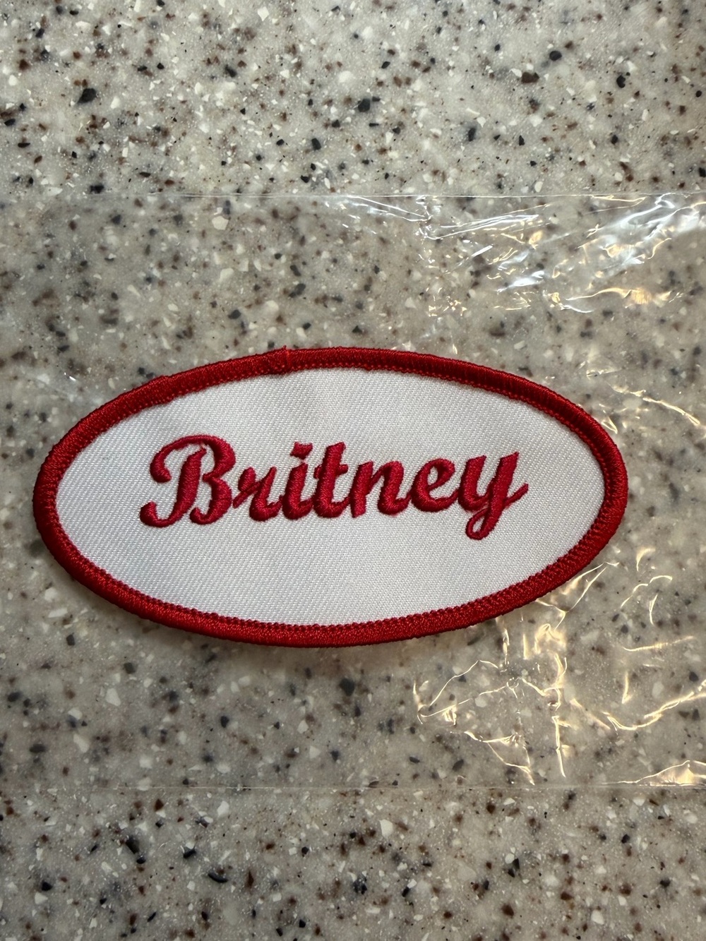 Britney embroidered patch